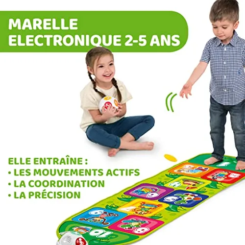 Chicco ▫️ Jump & Fit, Tapete musical eletrónico e interativo para crianças, com luzes e sons para brincar à amarelinha, 2 modos de jogo, 150 cm – Brinquedos para crianças dos 2 aos 5 anos 3