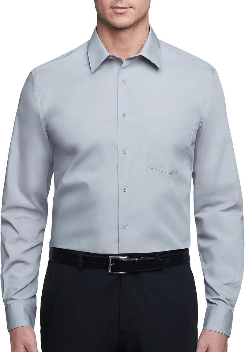 Van Heusen ▫️ Camisa social Oxford lisa, corte regular, para homem