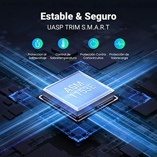 UGREEN ▫️ Caixa para disco rígido de 2,5" USB 3.0 com UASP a 5 Gbps 3