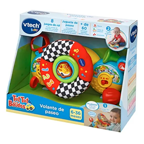 VTech ▫️ Carro de passeio TTB, Brinquedo para bebés a partir dos 6 meses 4