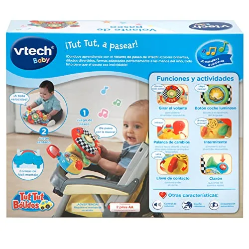 VTech ▫️ Carro de passeio TTB, Brinquedo para bebés a partir dos 6 meses 5
