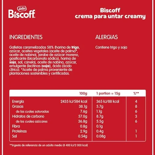 Biscoff ▫️ Lotus Creme para Barrar | Cremoso | Frasco de PET | 1,6 kg 2