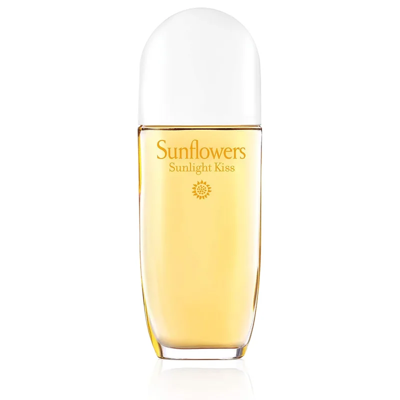 Elizabeth Arden ▫️ Sunflowers Sunlight Kiss, Eau de Toilette para Mulher, Spray, Fragrância floral, quente e efervescente, com bergamota, violeta e rosa, 100 ml