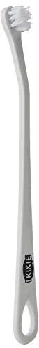 TRIXIE ▫️ Conjunto de 4 escovas de dentes para gatos e cães de pequeno porte, 15 cm, cabeça oval de precisão para uma higiene dentária profunda, cerdas macias e cabo ergonómico 3