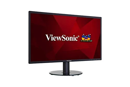 ViewSonic ▫️ VA2419-SH - Monitor de 23,8" (área visível) IPS Full HD (1920 x 1080, 5 ms, 250 nits, 16:9, VGA/HDMI, filtro de luz azul, sem cintilação), cor preta 2