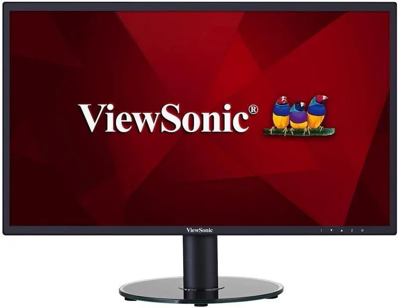 ViewSonic ▫️ VA2419-SH - Monitor de 23,8" (área visível) IPS Full HD (1920 x 1080, 5 ms, 250 nits, 16:9, VGA/HDMI, filtro de luz azul, sem cintilação), cor preta