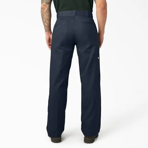 Dickies ▫️ Calças de Trabalho Loose Fit com joelhos reforçados - Calças casuais de negócios para homem 3