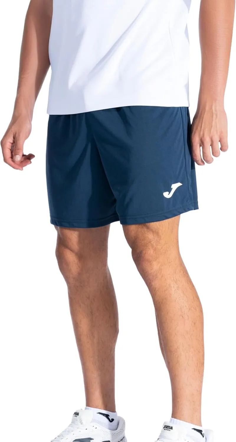 Joma ▫️ Calções de desporto para homem - Cintura elástica e ajuste com cordão - Bermudas respiráveis e de secagem rápida - Treviso