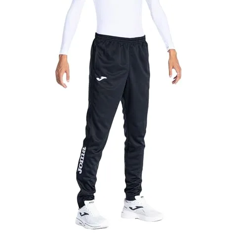 Joma ▫️ Calças desportivas compridas para homem, 5XS - 3XL - Bolsos, cintura elástica com cordão e bainha com fecho de correr - Championship IV 3