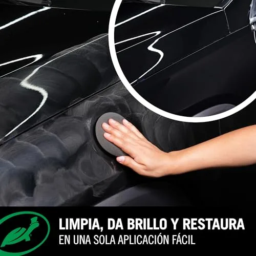 Turtle Wax ▫️ Color Magic, polidor restaurador de cor para automóveis, preto intenso, removedor de riscos ligeiros, realça a cor da pintura, proporcionando um brilho digno de exposição e proteção com cera 4
