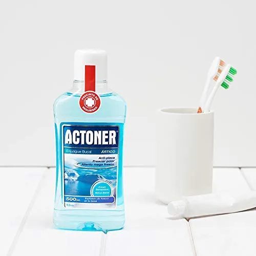 TULIPAN NEGRO ▫️ Actoner Enxaguante bucal líquido Actoner Artico 500 ml. Embalagem de 6 unidades. 4