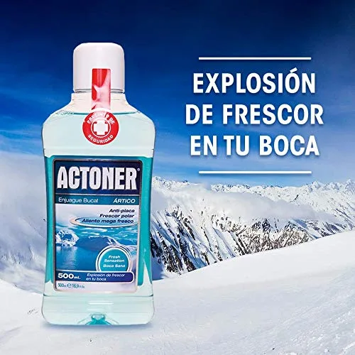 TULIPAN NEGRO ▫️ Actoner Enxaguante bucal líquido Actoner Artico 500 ml. Embalagem de 6 unidades. 5