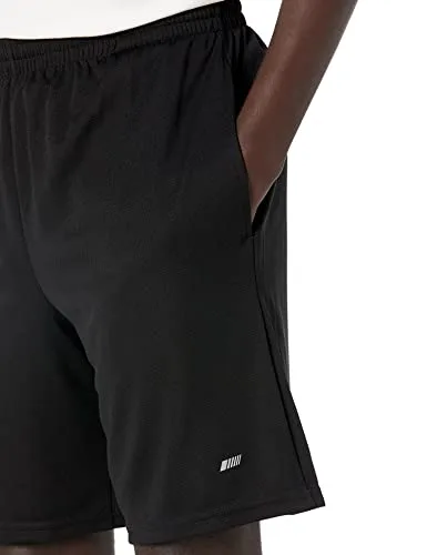 Amazon Essentials ▫️ Calções Desportivos de Basquetebol, Largos, Cintura Elástica, Respiráveis, Absorventes de Humidade para Homem, Conjunto de 2 4