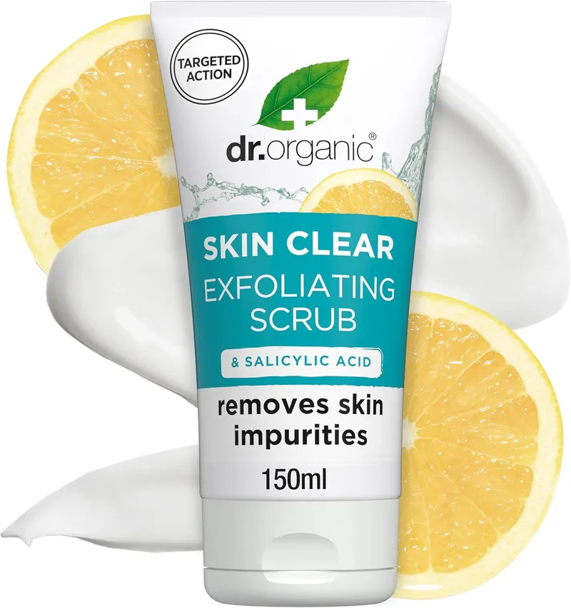 Dr.Organic ▫️ Dr. Organic EXFOLIANTE FACIAL SKIN CLEAR 150 ml