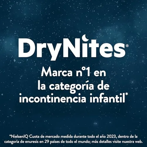 HUGGIES ▫️ DryNites Fraldas Noturnas para Meninas 3-4 (16-23 kg), clinicamente testadas com 5 camadas de máxima proteção noturna, 4 embalagens de 16, total de 64 fraldas absorventes 3