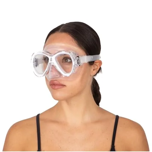 SEAC ▫️ Elba, máscara de mergulho para crianças e adultos com rosto pequeno, ideal para praticar snorkeling 3