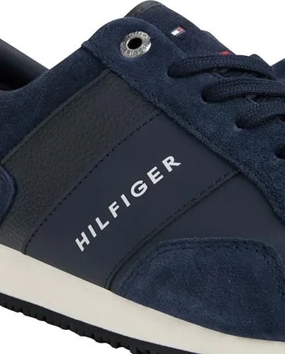 Tommy Hilfiger ▫️ Runner - Ténis de homem Iconic em mistura de couro e camurça - Calçado desportivo 4