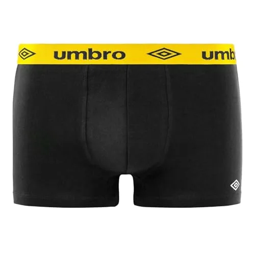 Umbro ▫️ Cuecas Boxer de Algodão para Homem, Roupa Interior Masculina, Confortáveis, Suaves (Conjunto de 4) 6