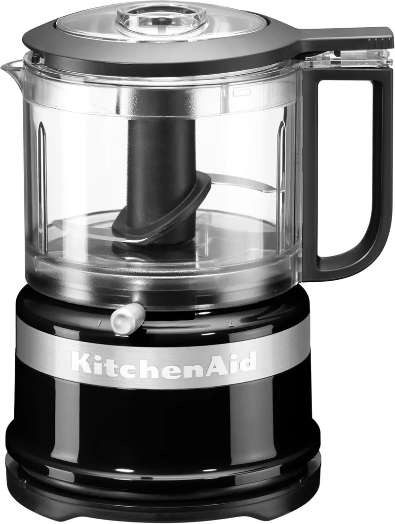 KitchenAid ▫️ Mini Processador de Alimentos 830 ml, Picador Elétrico Compacto com 2 velocidades e função «pulse», leve e fácil de limpar, Onyx Black