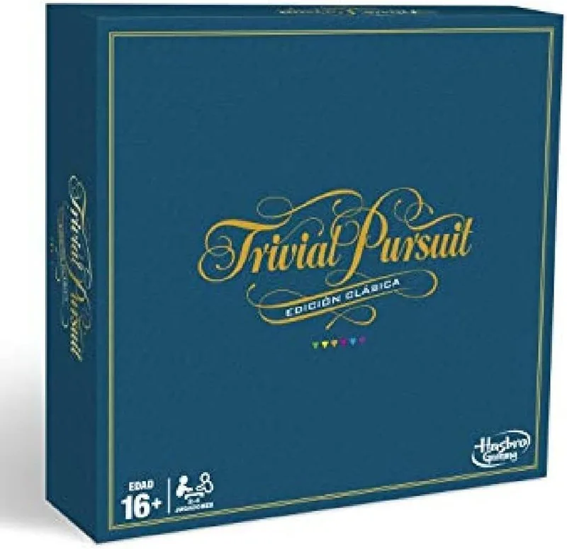 Hasbro Gaming ▫️ Trivial Pursuit (Inglês), Jogo de perguntas para adolescentes, Jogo de tabuleiro para festas com vários jogadores, para adolescentes com mais de 16 anos