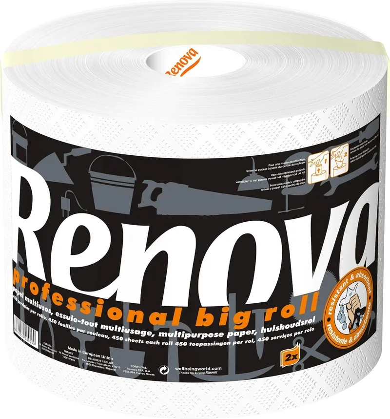RENOVA ▫️ Gigarrollo de Cozinha Profissional XXL, 1 Gigarrollo equivale a 20 rolos