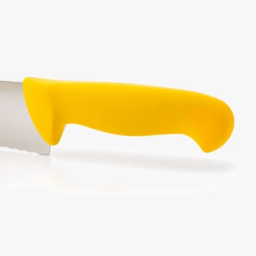 Arcos ▫️ Série 2900 - Faca de Cozinha - Lâmina dentada em aço inoxidável NITRUM de 200 mm - Cabo injetado em polipropileno, cor amarela 4