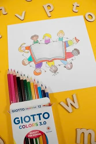 Giotto ▫️ Colors 3.0 - Conjunto de 12 lápis de cor 4