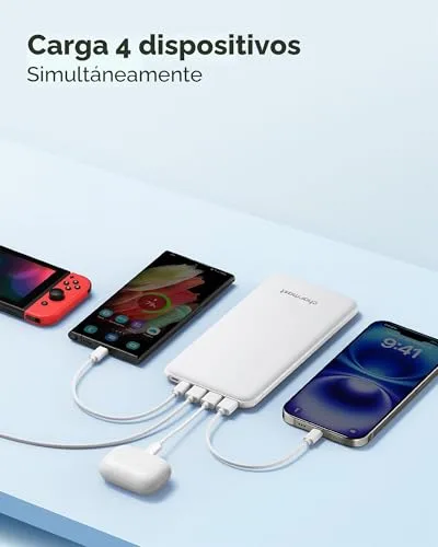 charmast ▫️ Power Bank 26800mAh, Bateria Externa Ultra Fina 5