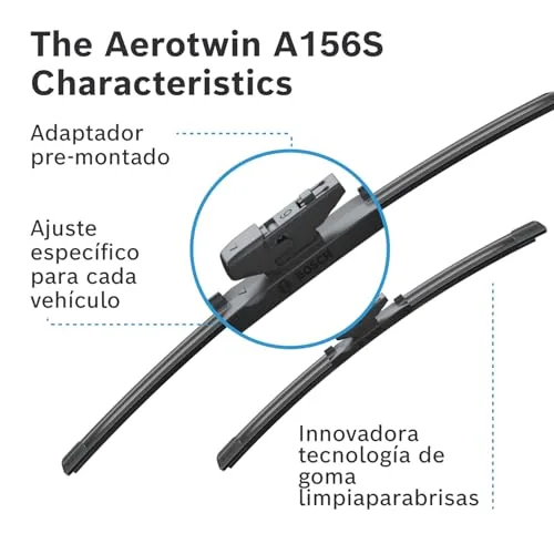 Bosch ▫️ Lâmina de limpa-para-brisas A156S 3397014156 6