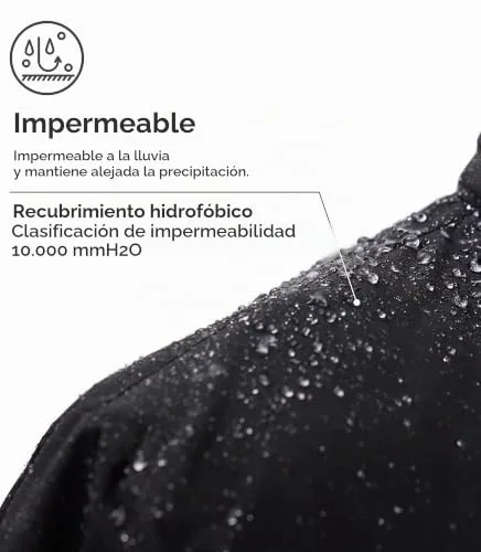 Wantdo ▫️ Casaco de homem para montanha e caminhadas, casaco de esqui à prova de vento 5