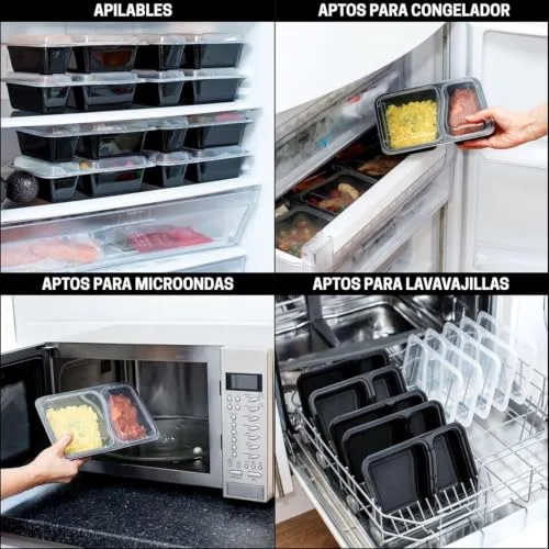 Igluu Meal Prep ▫️ Recipientes para alimentos (conjunto de 10) 1 unidade – 828 ml 6