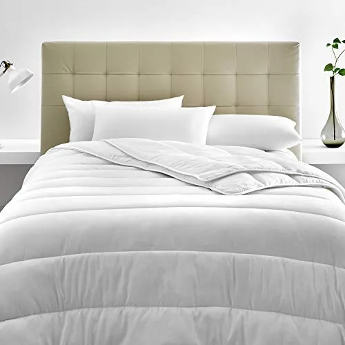PIKOLIN ▫️ Home - Edredão 220x220 cm - Duo 4 Estações 150+300 g Fibra Suave e Respirável - Enchimento para todo o ano, fácil de lavar, hipoalergénico, acoplável com molas, para cama de 135 cm 2