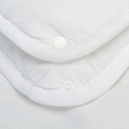 PIKOLIN ▫️ Home - Edredão 220x220 cm - Duo 4 Estações 150+300 g Fibra Suave e Respirável - Enchimento para todo o ano, fácil de lavar, hipoalergénico, acoplável com molas, para cama de 135 cm 3