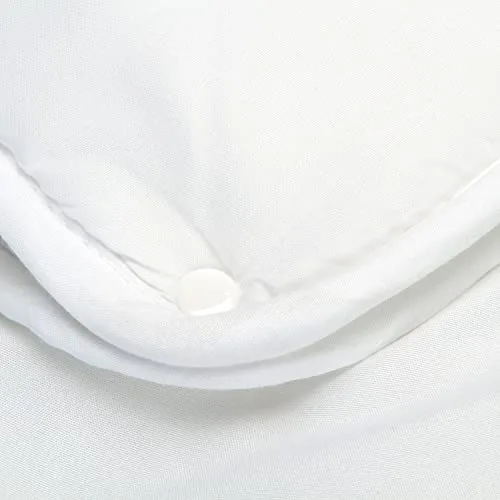 PIKOLIN ▫️ Home - Edredão 220x220 cm - Duo 4 Estações 150+300 g Fibra Suave e Respirável - Enchimento para todo o ano, fácil de lavar, hipoalergénico, acoplável com molas, para cama de 135 cm 5