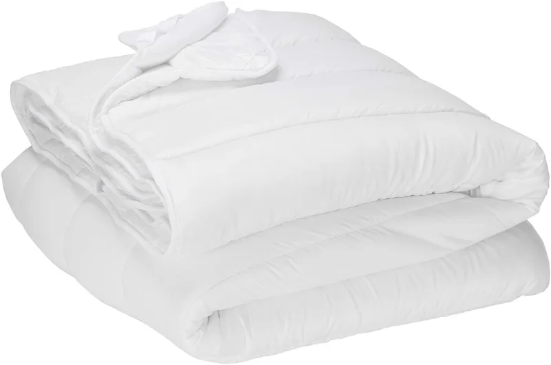 PIKOLIN ▫️ Home - Edredão 220x220 cm - Duo 4 Estações 150+300 g Fibra Suave e Respirável - Enchimento para todo o ano, fácil de lavar, hipoalergénico, acoplável com molas, para cama de 135 cm