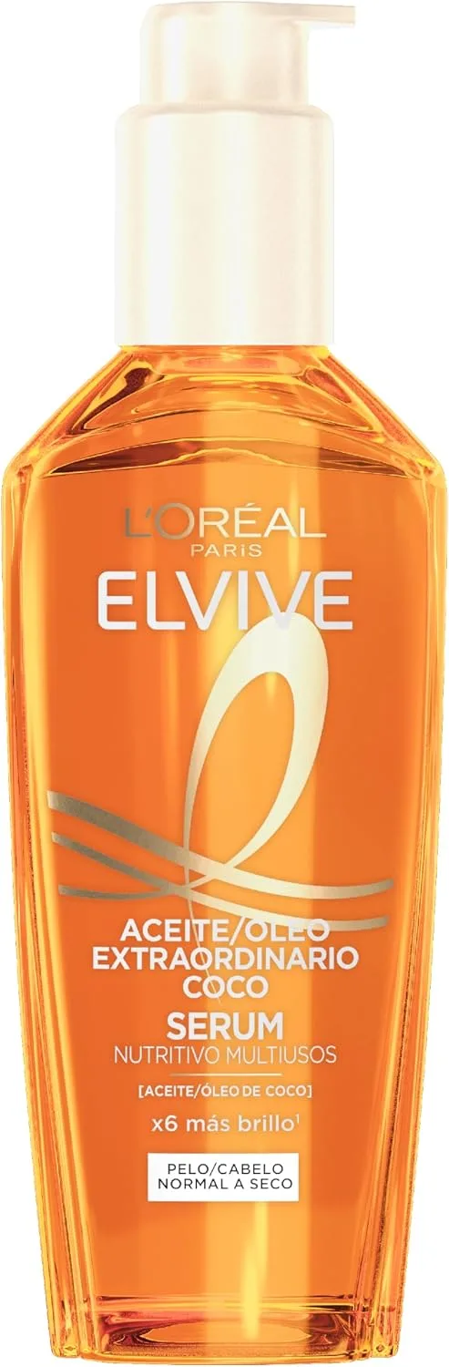 L'Oreal Paris ▫️ L'Oréal Paris Elvive Óleo Extraordinário Sérum de Coco para Cabelo Seco, 100 ml