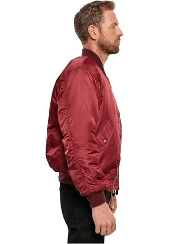 Brandit ▫️ MA1 Casaco Bomber para Homem Preto 100% Nylon 3