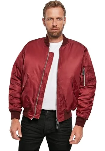 Brandit ▫️ MA1 Casaco Bomber para Homem Preto 100% Nylon 4