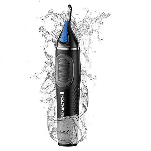 Remington ▫️ Aparador de Pêlos do Nariz e das Orelhas Nano Series, Aparador de Pêlos do Nariz, das Orelhas, das Sobrancelhas e da Barba, Aparador Vertical, 2 Pentes, Aparador de Precisão com Pente Ajustável, Resistente à Água - NE3870 3