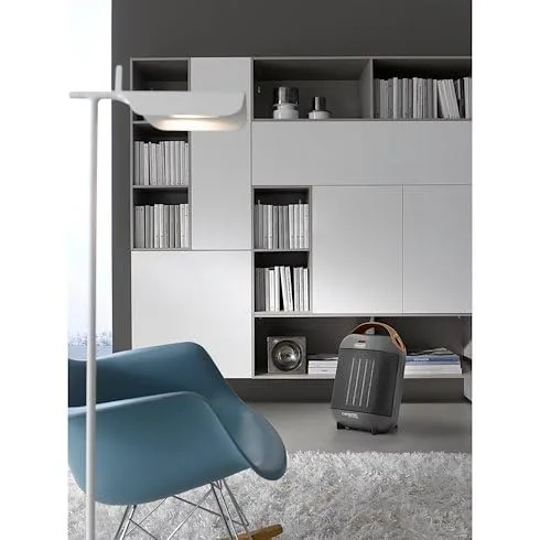 De'Longhi ▫️ Aquecedor cerâmico HFX30C18.AG | Aquecedor portátil para um fornecimento rápido e seletivo de calor | 2 níveis de potência | Função anticongelante | Potência de 1800 W | Antracite 2