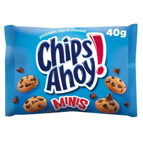 Chips Ahoy! ▫️ Bolachas Chips Ahoy Mini com Pepitas de Chocolate, Embalagem de 20 x 40 g 2