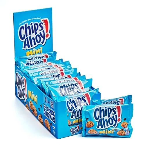Chips Ahoy! ▫️ Bolachas Chips Ahoy Mini com Pepitas de Chocolate, Embalagem de 20 x 40 g 4