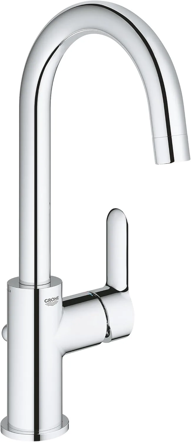 GROHE ▫️ 23760000 Misturadora de lavatório, BauEdge, válvula automática, cromada, L