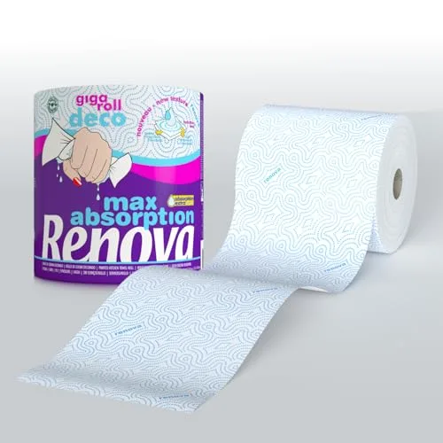 RENOVA ▫️ Rolo de Cozinha Gigaroll Decorado, 1 gigarolo equivale a 8 rolos 4