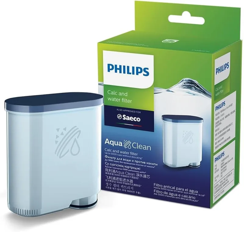 Philips ▫️ Filtro de água para máquina de café superautomática AquaClean - para café com aroma forte e de alta qualidade (CA6903/10)