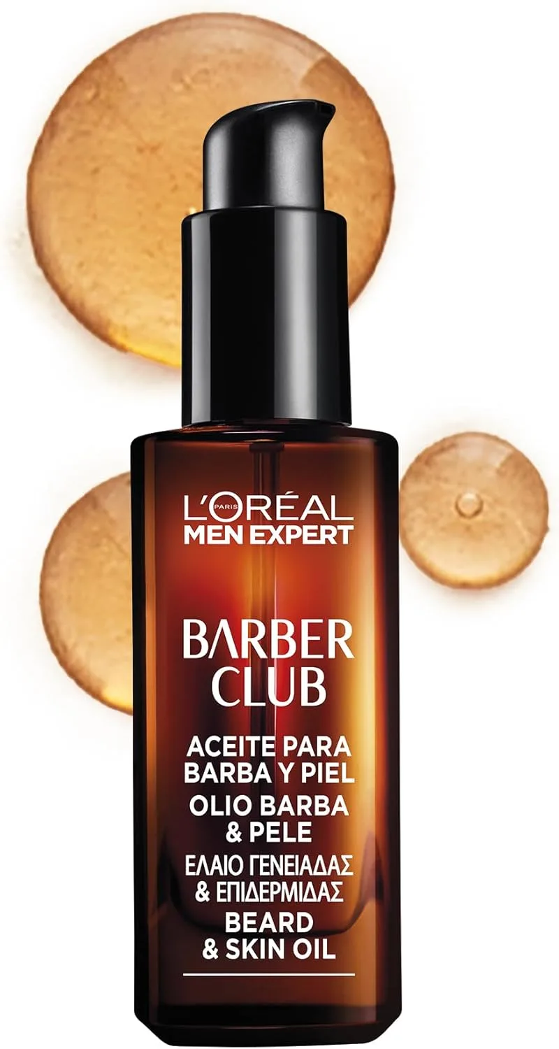 L'Oreal Paris Men Expert ▫️ Barber Club Óleo para barba longa, 30 ml