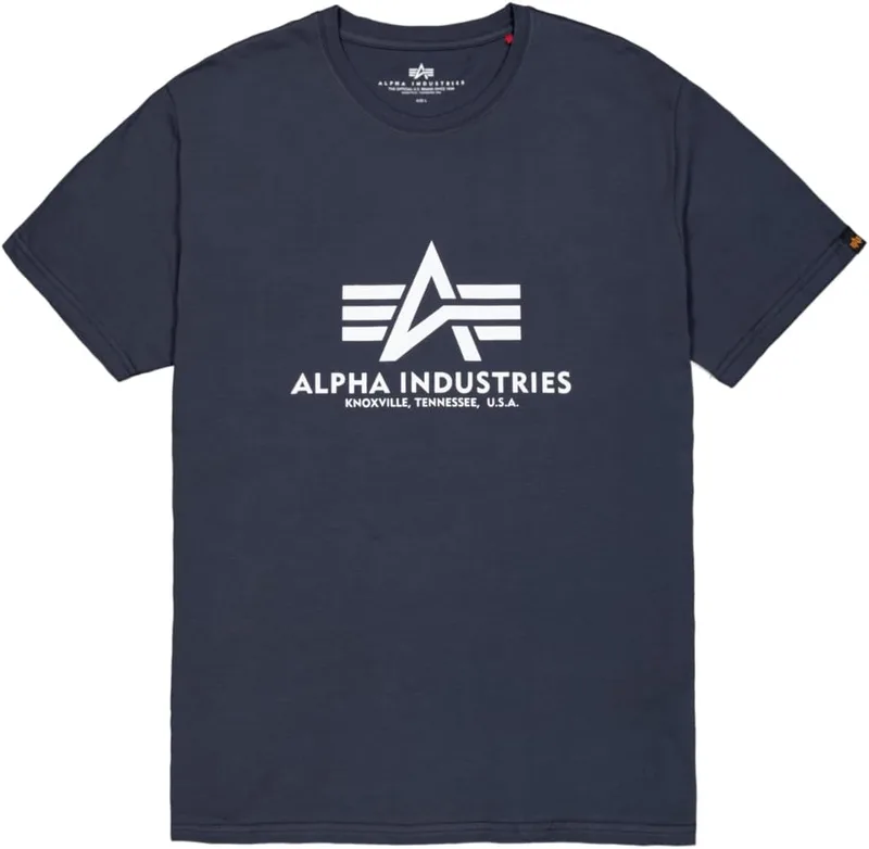 ALPHA INDUSTRIES ▫️ T-Shirt básica para homem