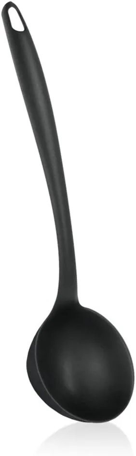 Metaltex ▫️ 25x15x5 cm Concha de sopa básica, Nylon, Preto, Multicor