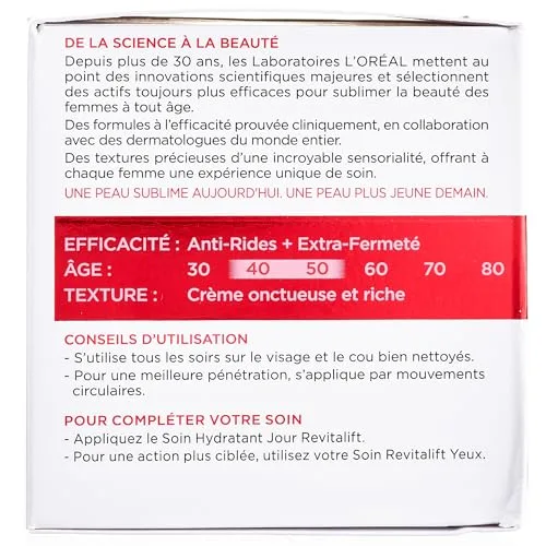 L'Oreal Paris ▫️ L'Oréal Paris - Revitalift - Tratamento Noturno Hidratante - Antirrugas e Extra-Firmeza - Antienvelhecimento - 50 mL 5