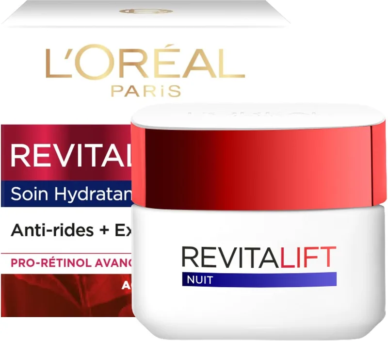 L'Oreal Paris ▫️ L'Oréal Paris - Revitalift - Tratamento Noturno Hidratante - Antirrugas e Extra-Firmeza - Antienvelhecimento - 50 mL